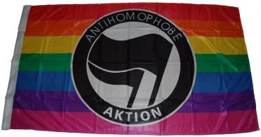 Fahne Antihomophobe Aktion