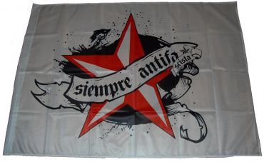 Fahne Siempre Antifa