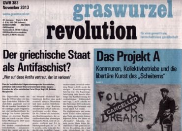 Graswurzelrevolution Nr. 383 (November 2013)