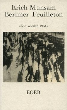 (Antiquariat) Berliner Feuilleton. Nie wieder 1931 - Ein poetischer Kommentar auf die miratene Zhmung des Adolf Hitler.