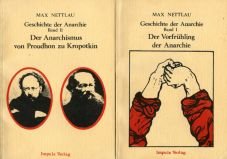 (Antiquariat) Max Nettlau - Geschichte der Anarchie Band 1 - 3