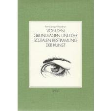 (Antiquariat) Von den Grundlagen und der sozialen Bestimmung der Kunst